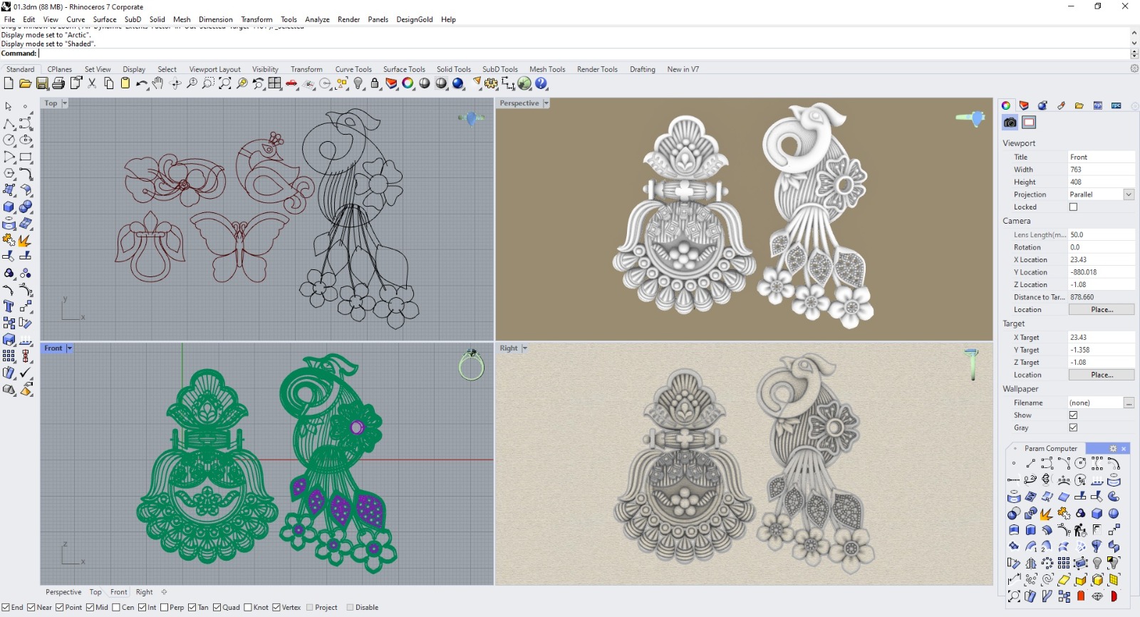 Rhinoceros 3D For Jewelry Design
